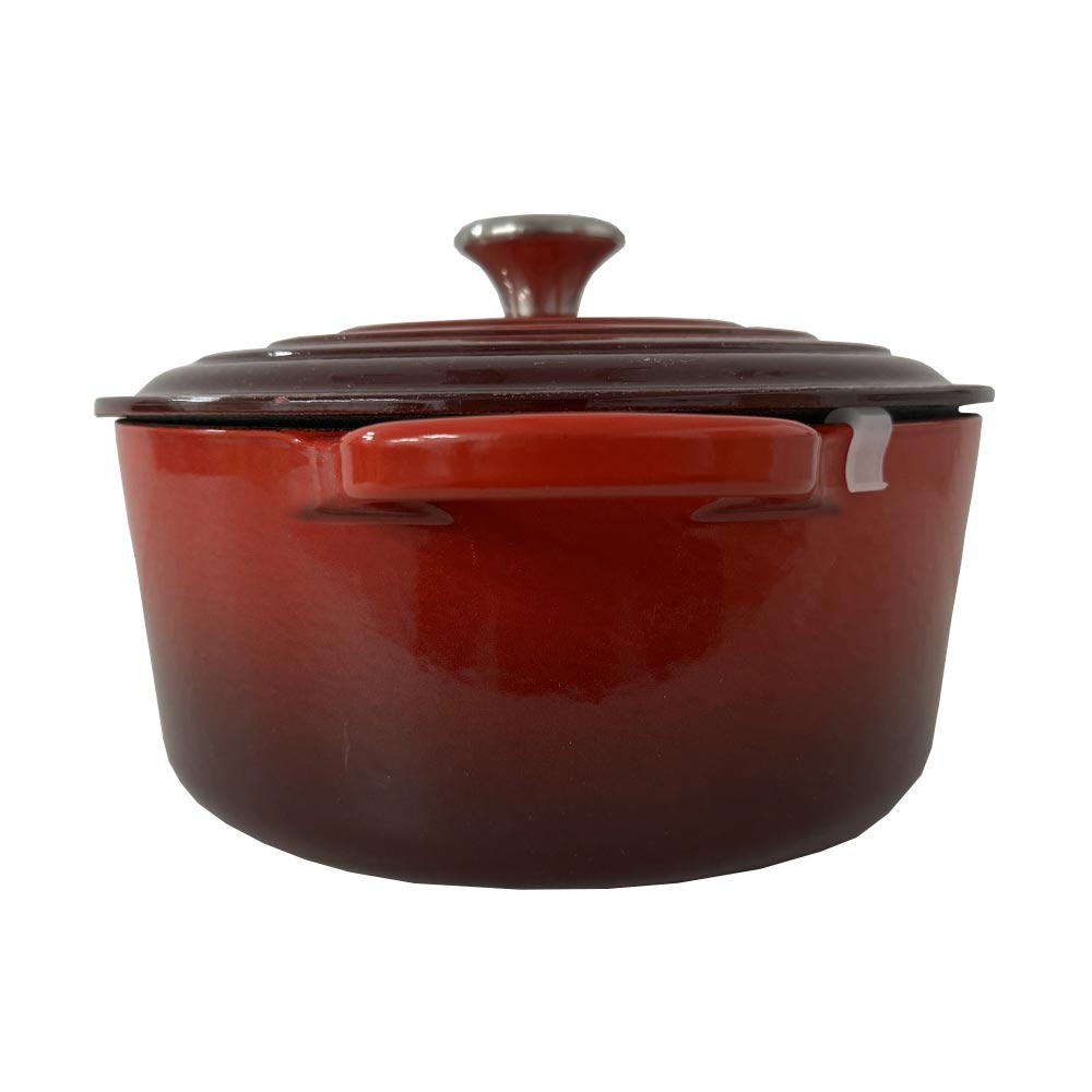 Le Creuset Bräter Signature Rund Gusseisen Kirschrot 24cm