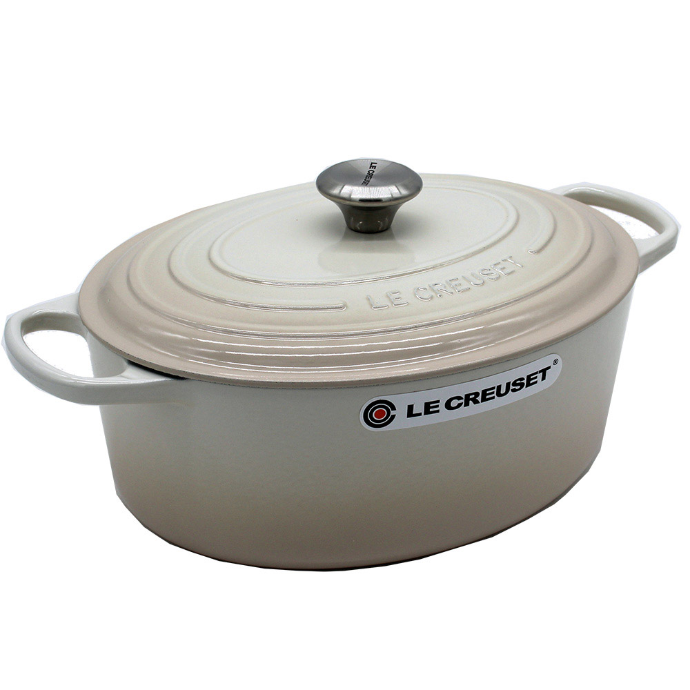 Le Creuset Signature Bräter oval 31 cm meringue