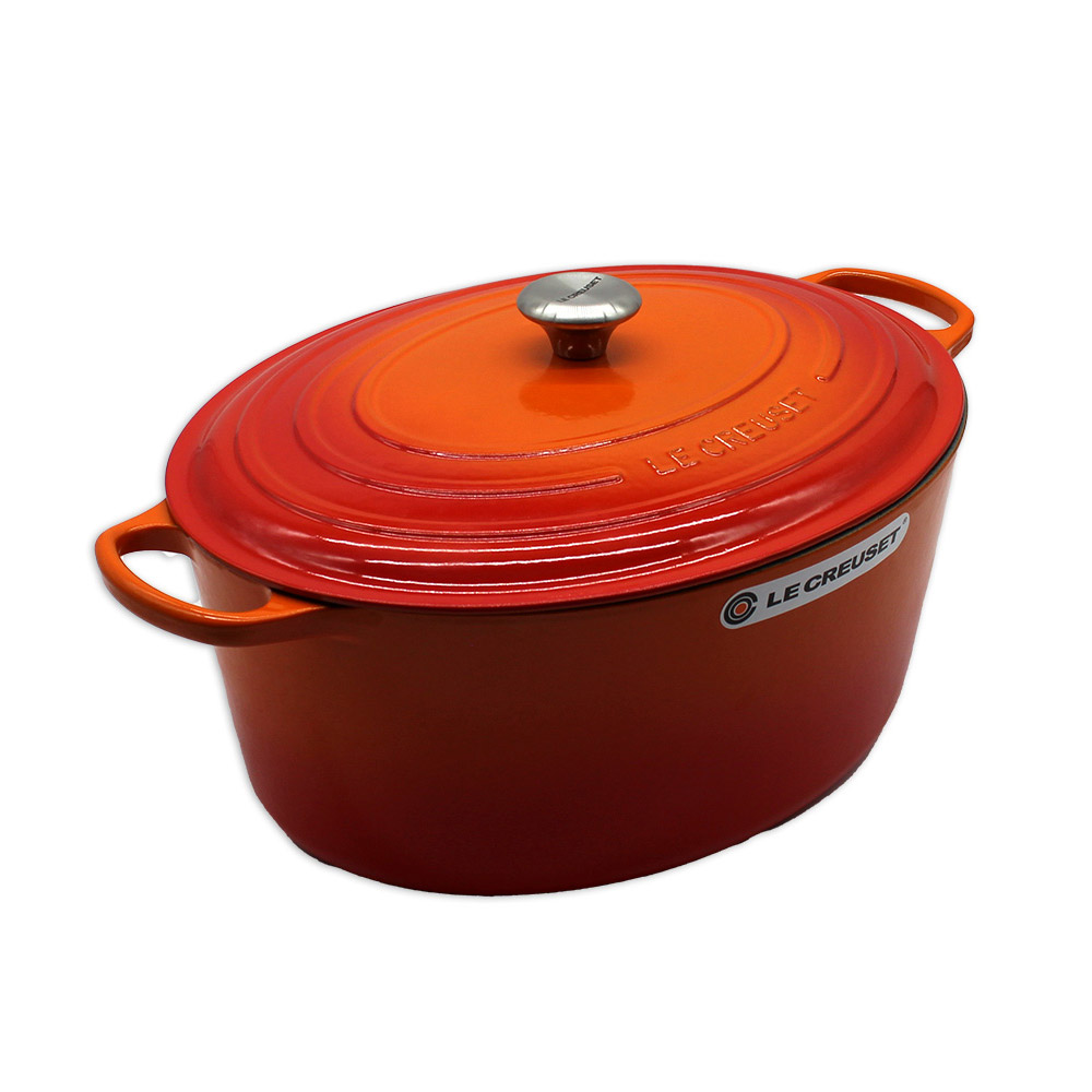 Le Creuset Signature Bräter oval 40 cm ofenrot