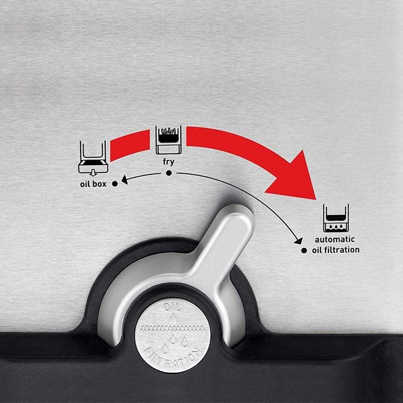 Tefal Oleoclean Pro FR8040 Inox & Design Fritteuse