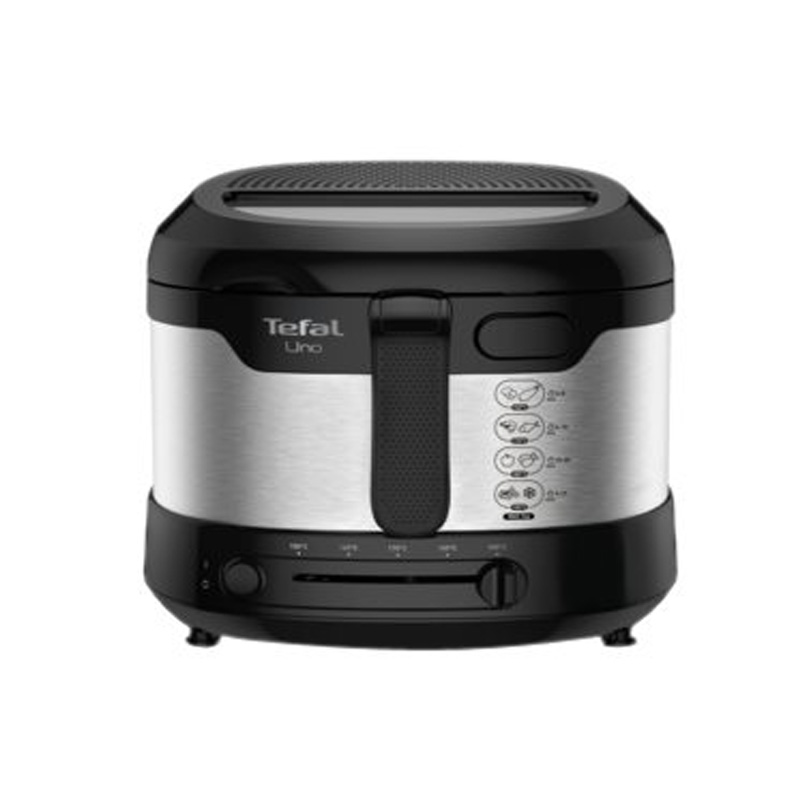 Tefal FF215D Uno M Fritteuse edelstahl/schwarz