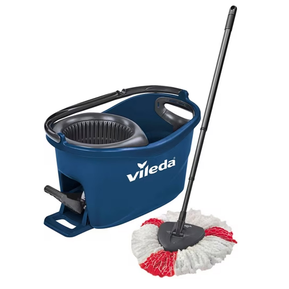 Vileda Turbo EasyWring & Clean Bodenwischer-Set blau