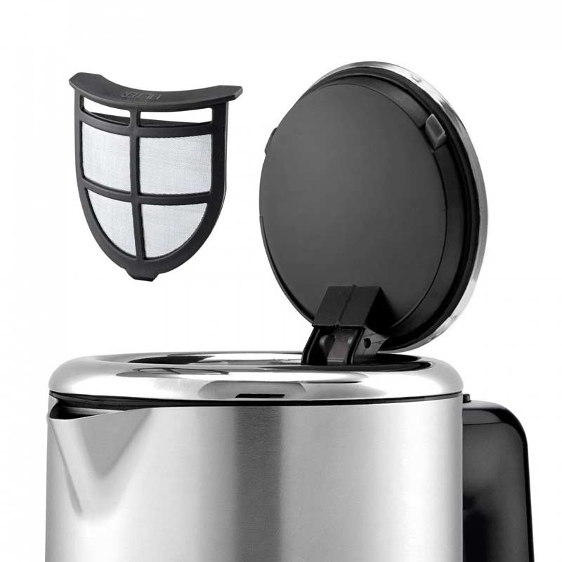 WMF LONO Wasserkocher 1,6L 2400W cromargan matt/silber