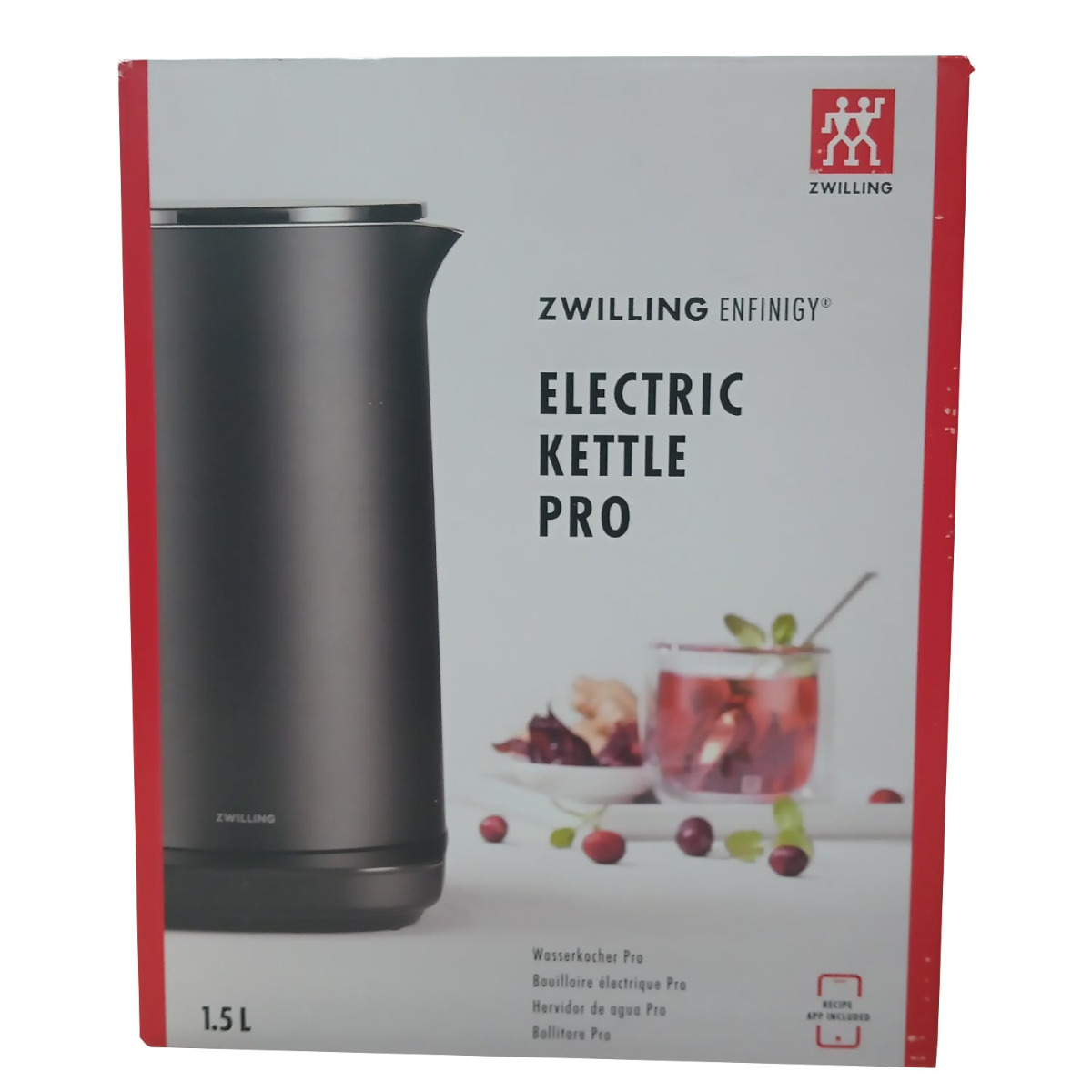 Zwilling ENFINIGY Wasserkocher Pro schwarz 1,5L