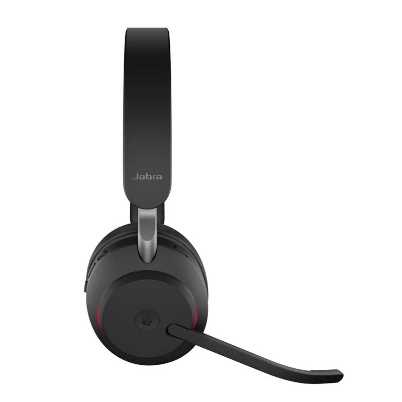 Jabra Evolve 2 65 MS Teams Headset On Ear schwarz