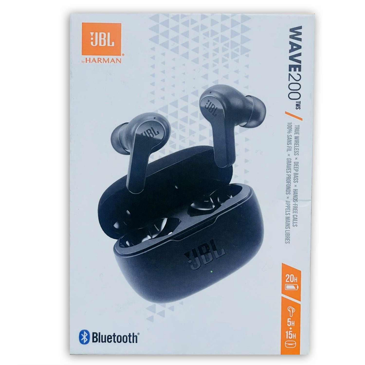 JBL Wave 200 TWS True-Wireless In-Ear Bluetooth-Kopfhörer schwarz