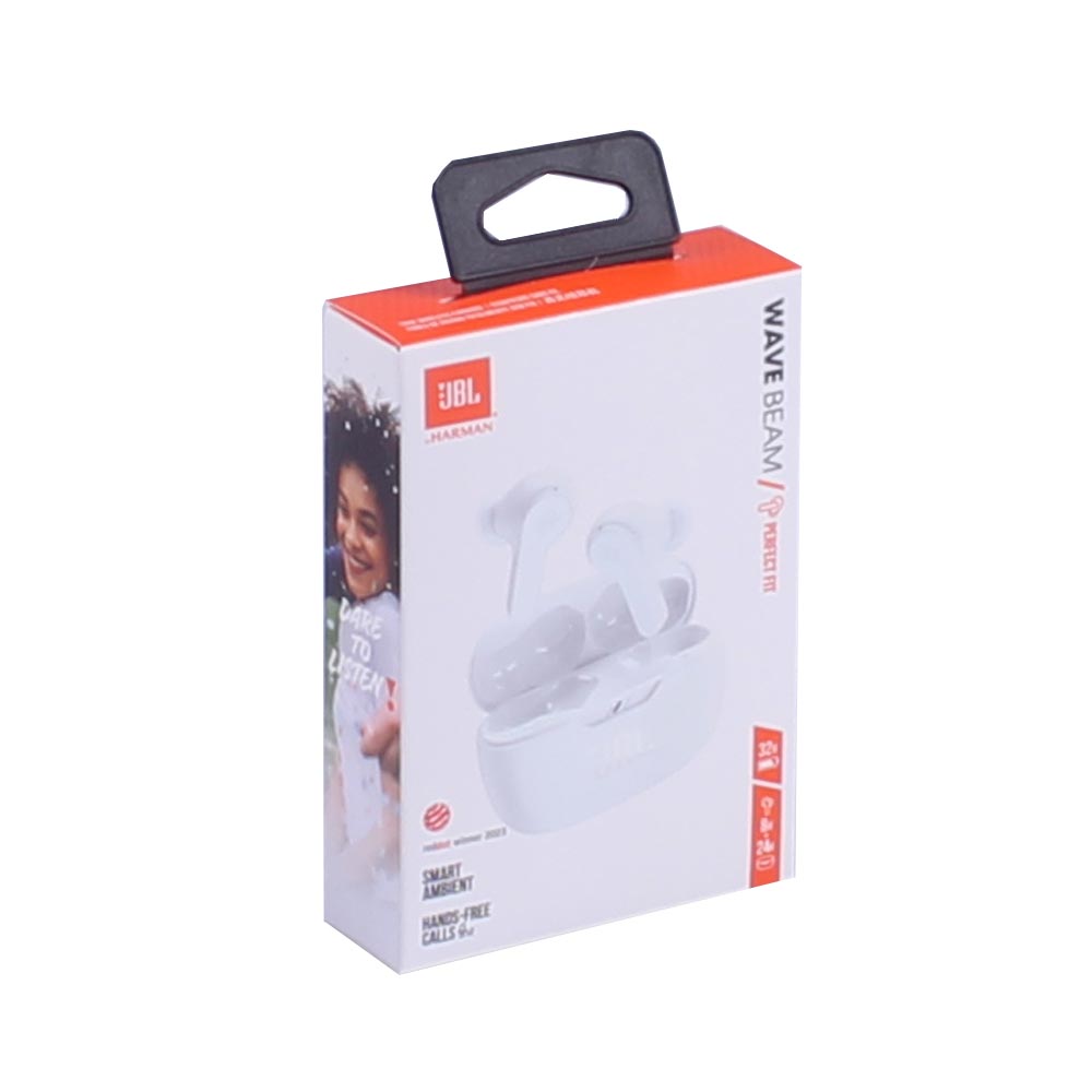 JBL Wave Beam kabellose In-Ear Ohrhörer weiß