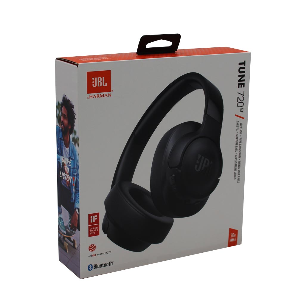 JBL Tune 720 BT On-Ear-Kopfhörer schwarz