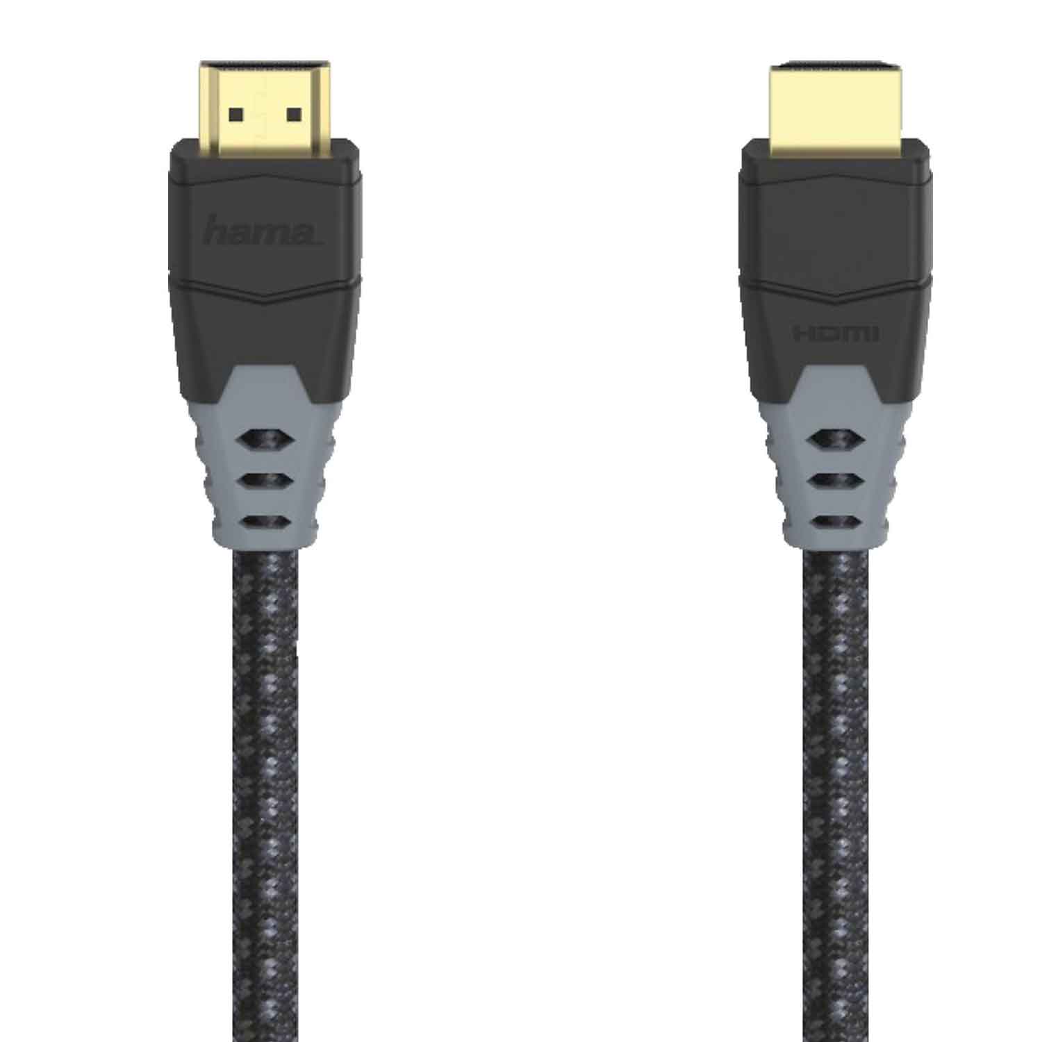 Hama High Speed HDMI Kabel 8K Ethernet Gewebe vergoldet 1,5 m