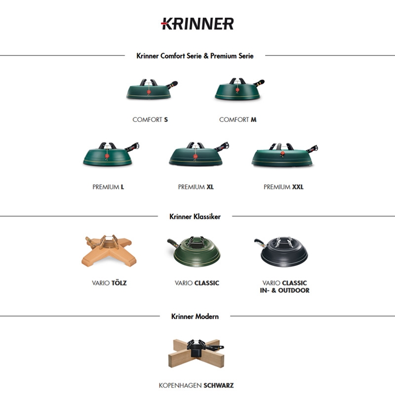 Krinner Kopenhagen Christbaumständer weiß