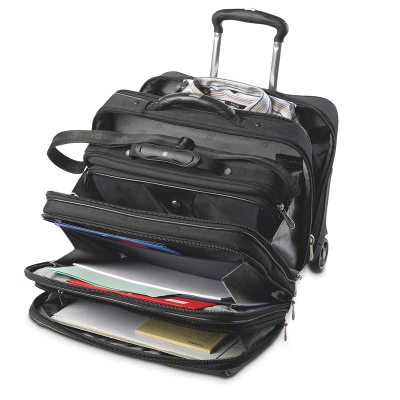 Wenger Patriot 2teiliges Buniness-Set 43,2cm 17Zoll Trolley schwarz