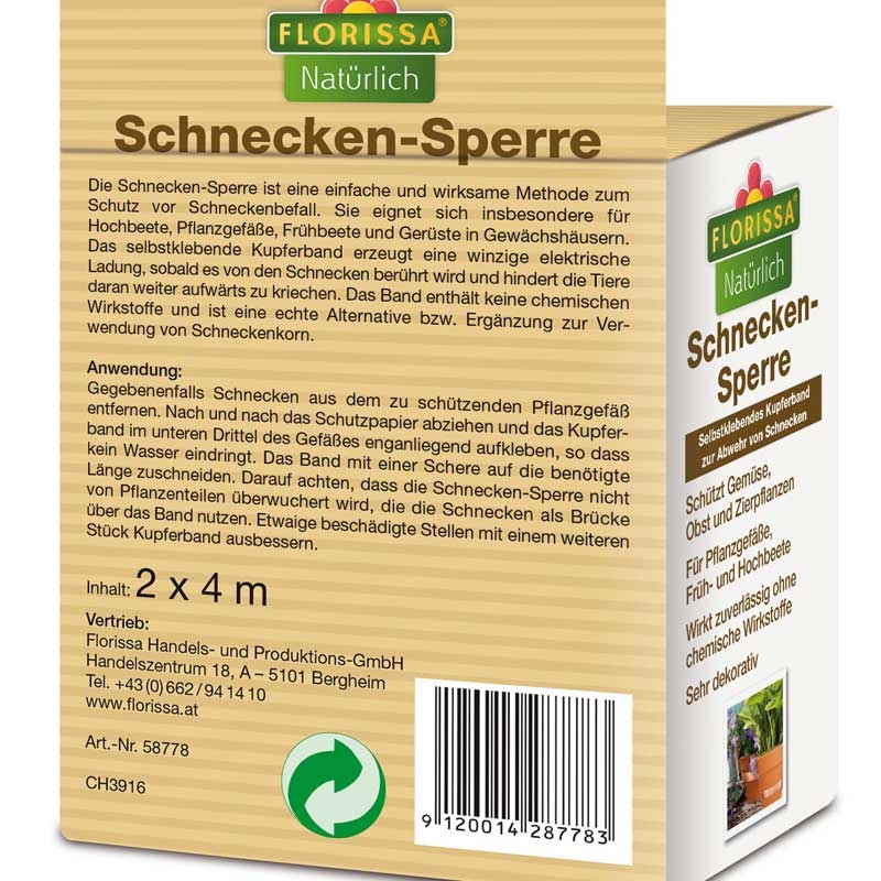Florissa Schnecken-Sperre