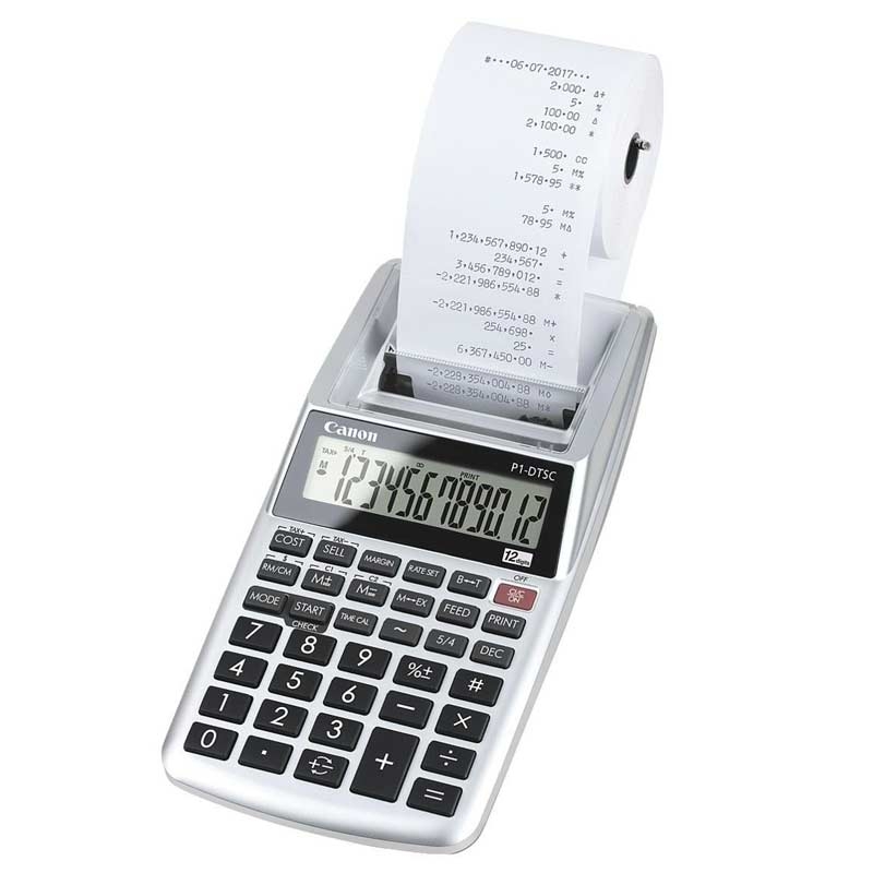 Canon P1-DTSC II EMEA HWB Kompakter Druckrechner/Kassenrechner