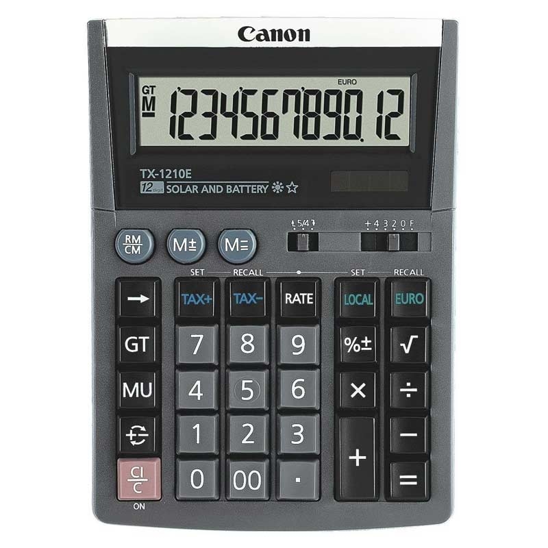 Canon TX-1210E einfacher Taschenrechner lila