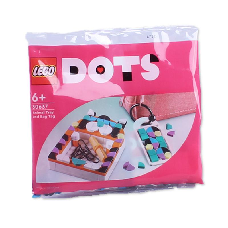 LEGO Dots Polybag-Tier-Ablageschale & Taschenanhänger(30637)
