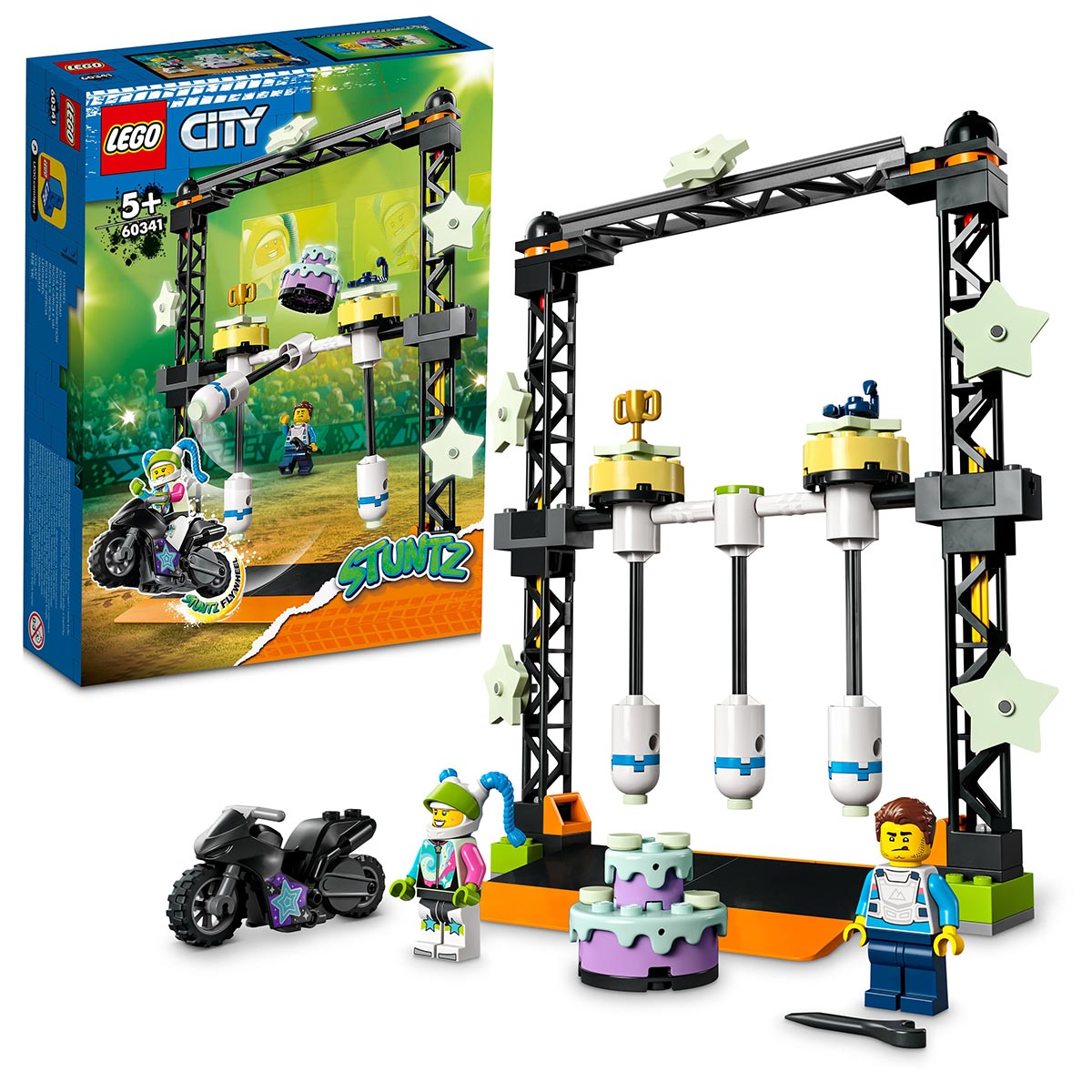 LEGO City Umstoß-Stuntchallenge (60341 )