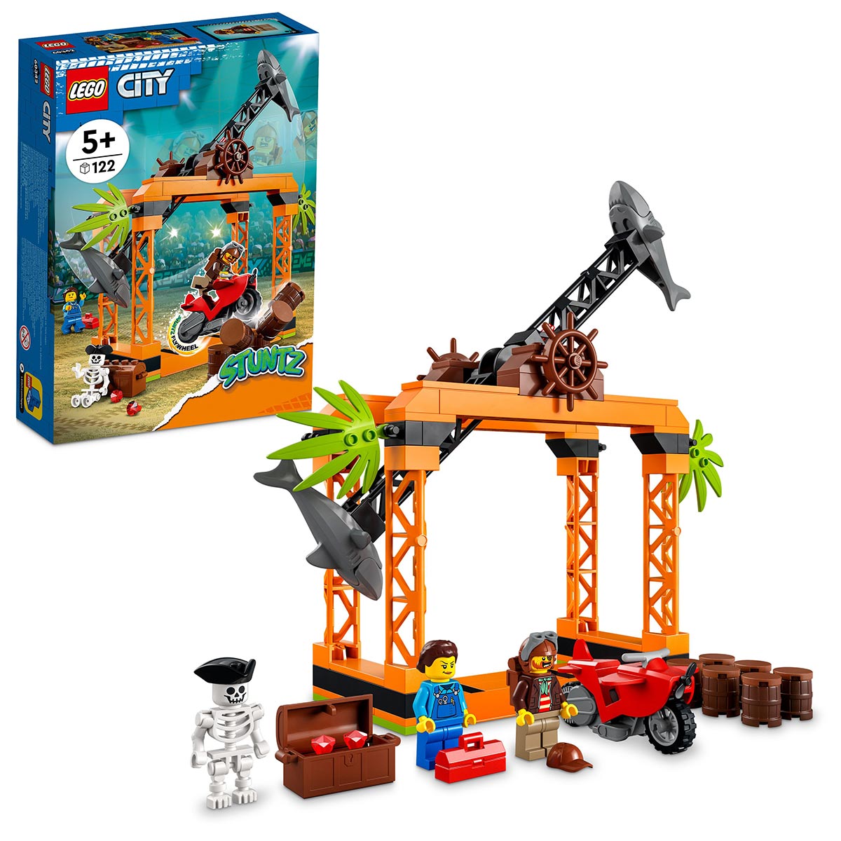 LEGO City Haiangriff-Stuntchallenge (60342)
