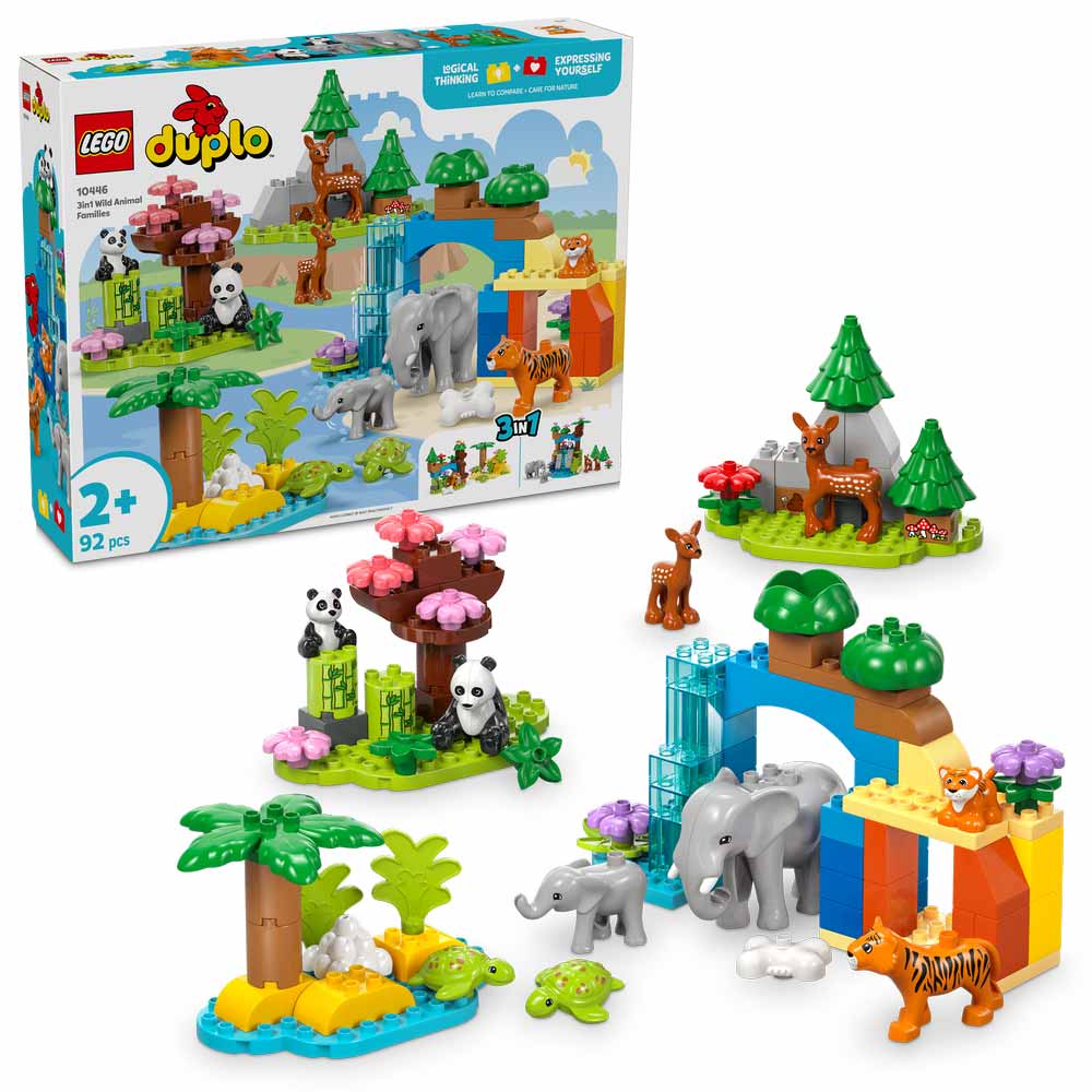 LEGO Duplo - Wildtier-Familien 3-in-1-Set (10446)