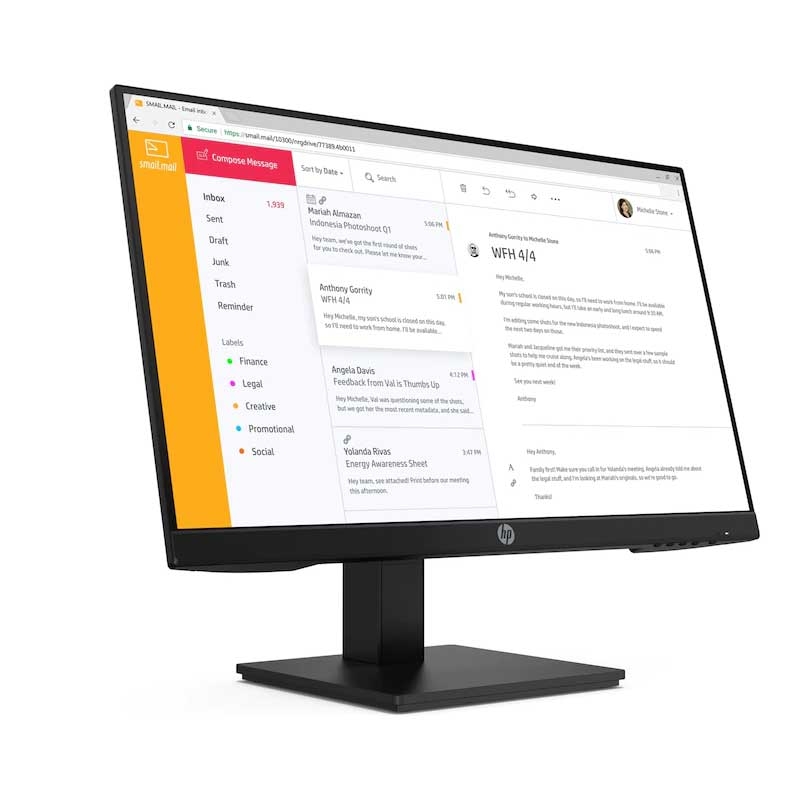 HP P24h G4 61 cm (24 Zoll) LED-Monitor