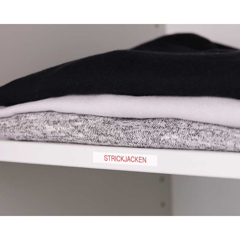 Brother MK-222 P-touch rot auf weiß 9mm