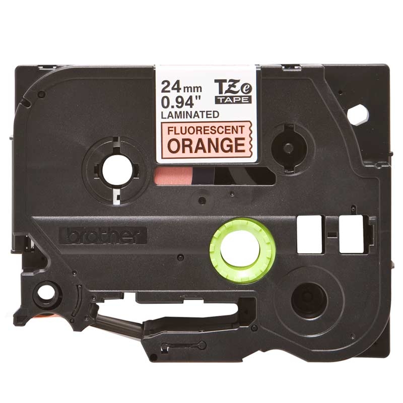 Brother TZE-B51 Schriftband P-touch schwarz auf neon orange 24mm