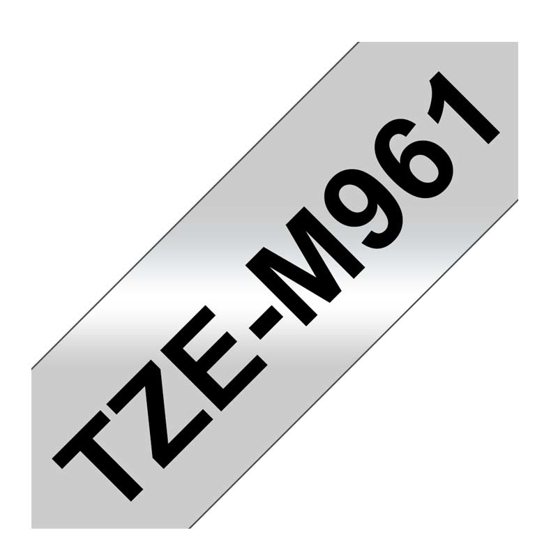 Brother TZe-M961 P-touch schwarz auf silver-matt 36mm