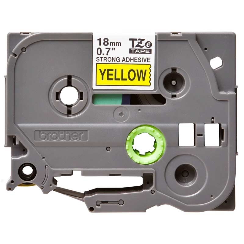 Brother TZE-S641 P-Touch schwarz auf gelb 18mm extra stark klebend